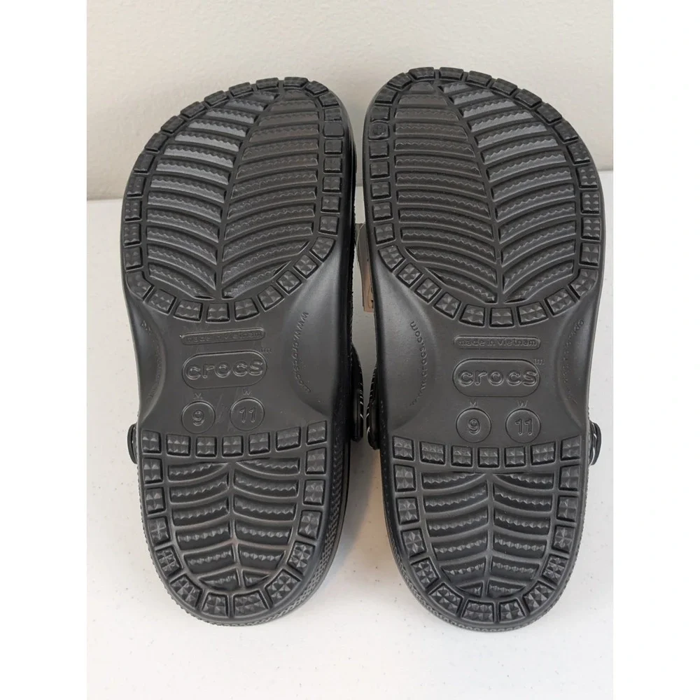 Crocs Nightmare Before Christmas Jack Skellington Clogs Men's 9 Women's 11 New